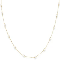 Melinda Maria Perfect Pearl Infinity Collar Necklace