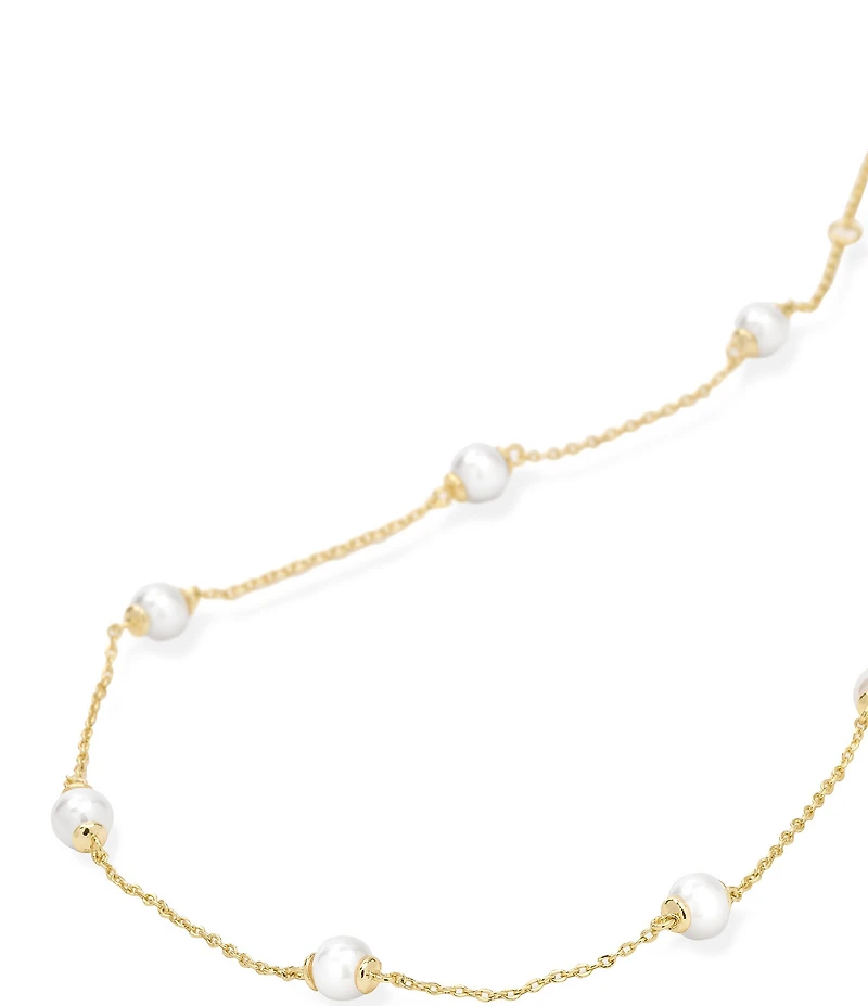 Melinda Maria Perfect Pearl Infinity Collar Necklace
