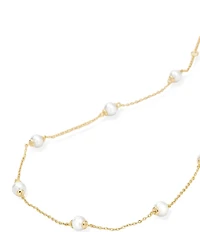 Melinda Maria Perfect Pearl Infinity Collar Necklace