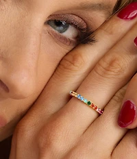 Melinda Maria Rainbow Baby Heiress Ring
