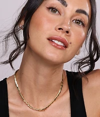 Melinda Maria Serpent Collar Necklace