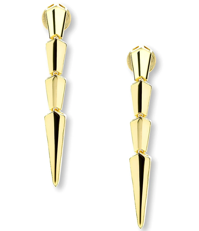 Melinda Maria Serpent Linear Earrings