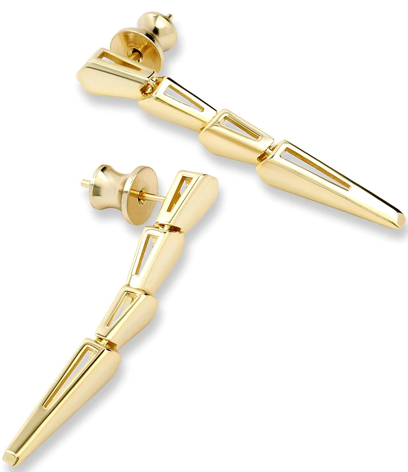Melinda Maria Serpent Linear Earrings