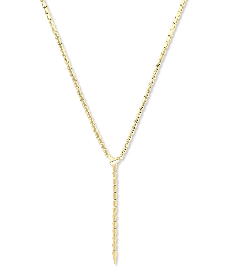 Melinda Maria Serpent Lariat Necklace