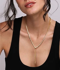 Melinda Maria Serpent Lariat Necklace