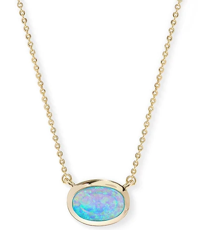 Melinda Maria She's a Boss Opal Pendant Necklace