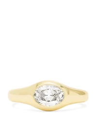 Melinda Maria She's a Boss Signet Band Ring