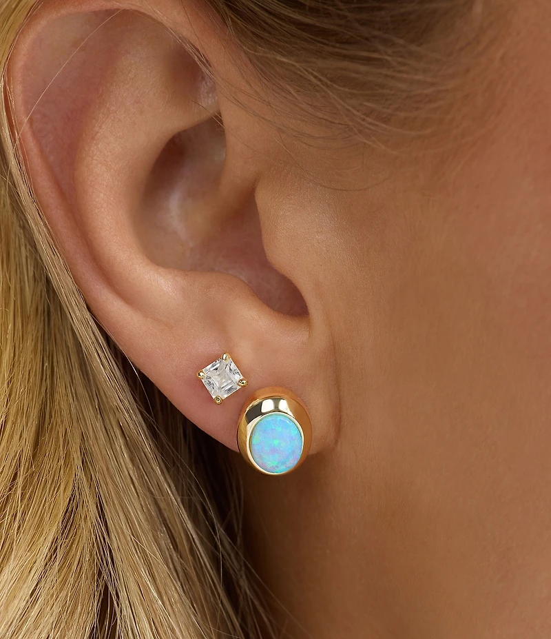 Melinda Maria She's a Boss Stud Earrings