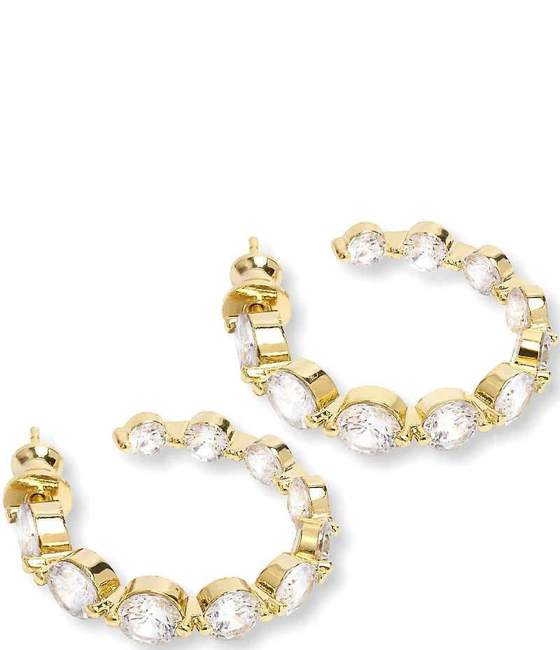 Melinda Maria She's An Icon Hoop Earrings