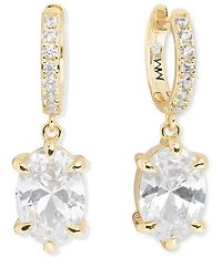 Melinda Maria She's On Point Huggie Hoop Drop Earrings
