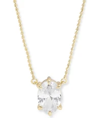 Melinda Maria She's On Point Rhinestone Short Pendant Necklace