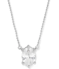 Melinda Maria She's On Point Rhinestone Short Pendant Necklace