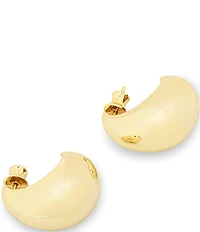 Melinda Maria So Smooth Puffy Teardrop Hoop Earrings