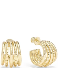 Melinda Maria Talon 5 Row Hoop Earrings