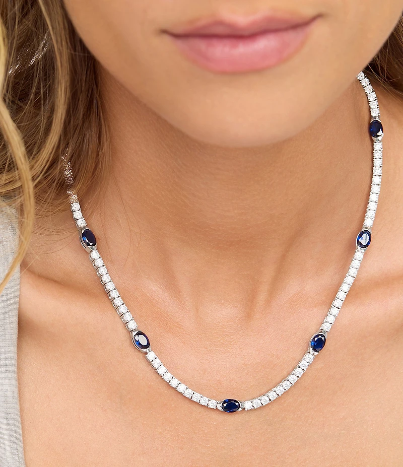Melinda Maria Maven Tennis Necklace
