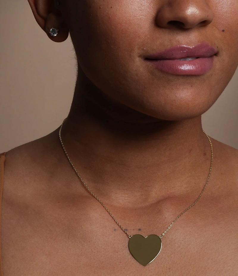 Melinda Maria XL U Have My Heart Short Pendant Necklace