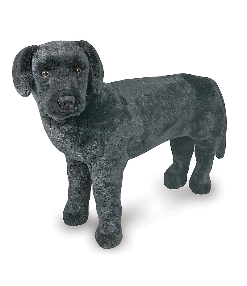 Melissa & Doug Giant Lifelike Black Lab Stuffed Animal
