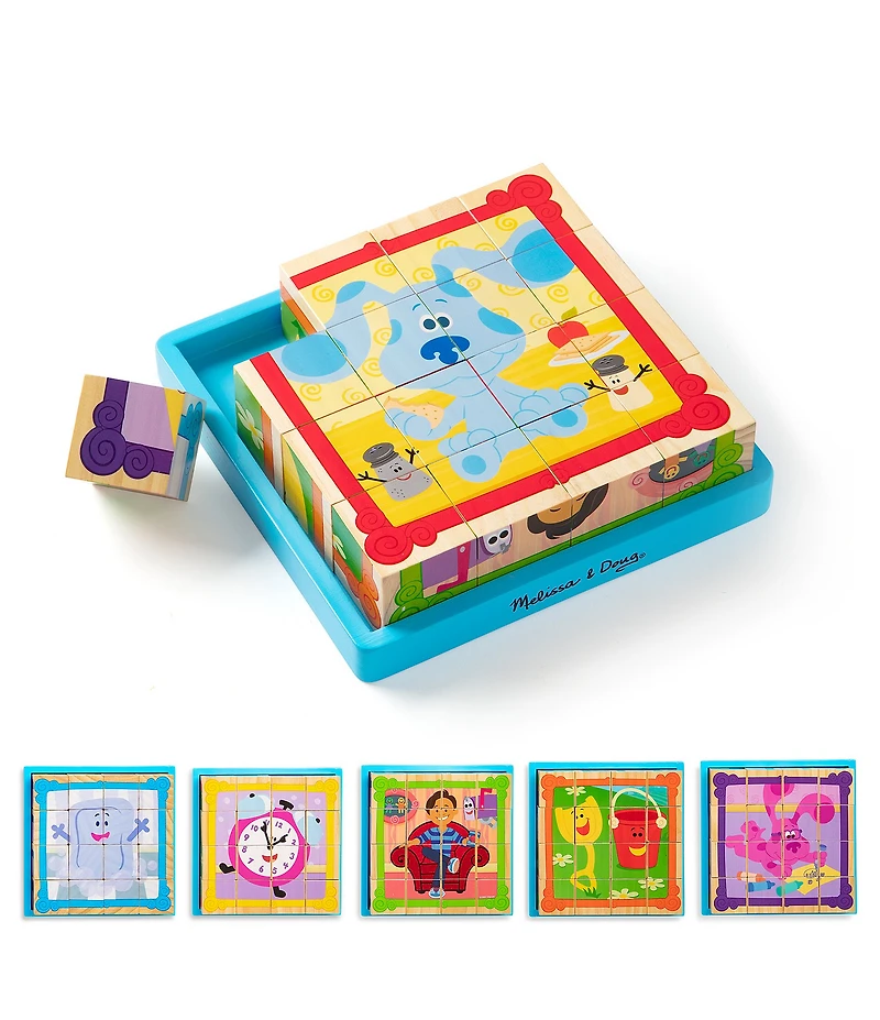 Melissa & Doug Blues Clues & You! Wooden Cube Puzzle - 16 Pieces