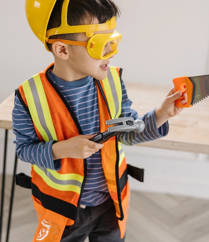 Melissa & Doug Construction Worker Dress-Up Costume