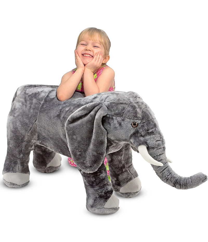 Melissa & Doug 17#double; Elephant Giant Stuffed Animal