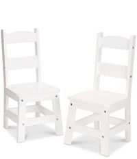 Melissa & Doug Kids 2 Child-Size Hardwood Chairs