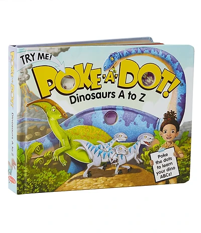 Melissa & Doug Poke-a-Dot - Dinosaurs A to Z Board Book