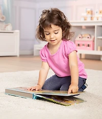 Melissa & Doug Poke-a-Dot - The Wheels on the Bus Wild Safari Board Book