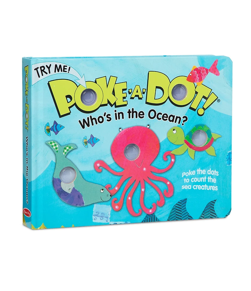 Melissa & Doug Poke-A-Dot Book: Who's In Ocean?