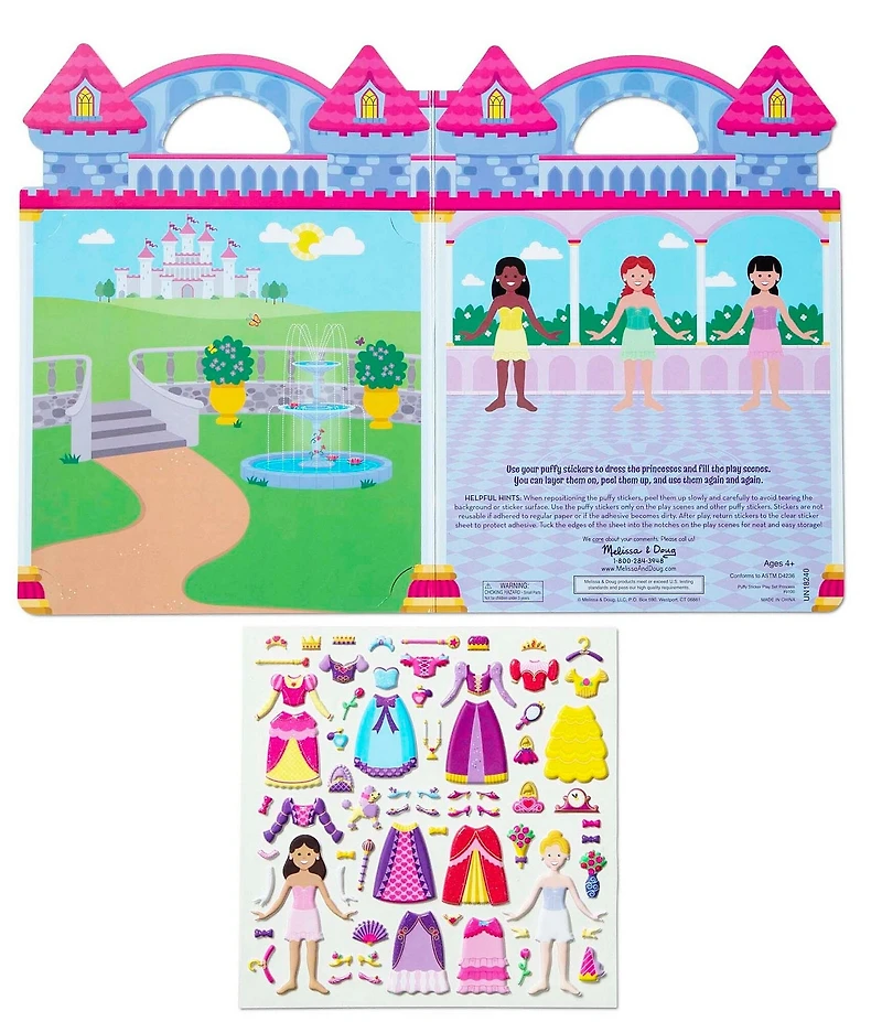 Melissa & Doug Puffy Sticker Play Set - Princess