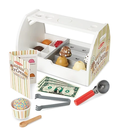 Melissa & Doug Scoop & Serve Ice Cream Counter Set