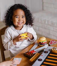 Melissa & Doug Wooden Grill & Serve BBQ Set