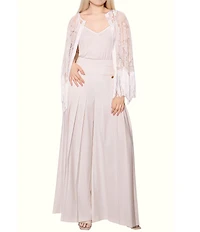 MELLODAY Burnout Semi-Sheer Fringe Poncho Cape