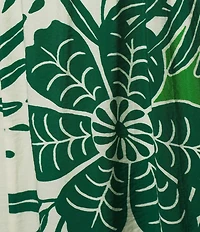 Melloday Coordinating Leaf Print A-Line Maxi Skirt