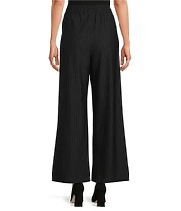 MELLODAY Coordinating Pinstripe Drawstring Waist Wide Leg Pants