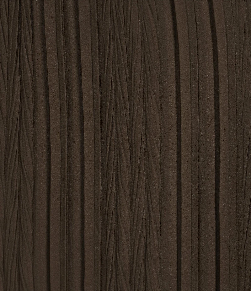 MELLODAY Coordinating Plisse Sheath Midi Skirt