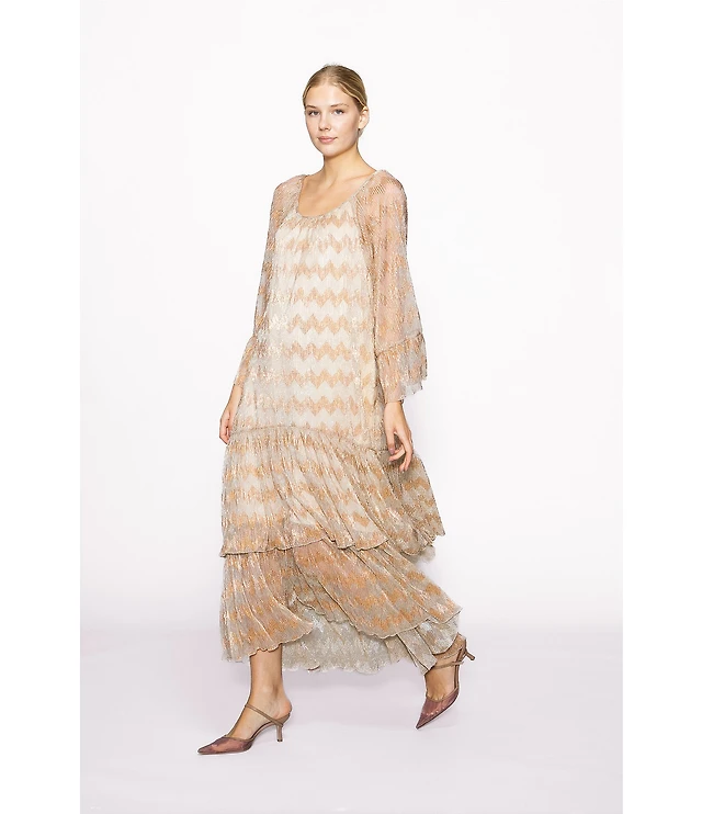 slim fit dress slacks Baltic Born Womens Muse Sequin Maxi Dress | Rose Gold