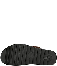 Mephisto Dakota Slingback Snake Embossed Leather Sandals