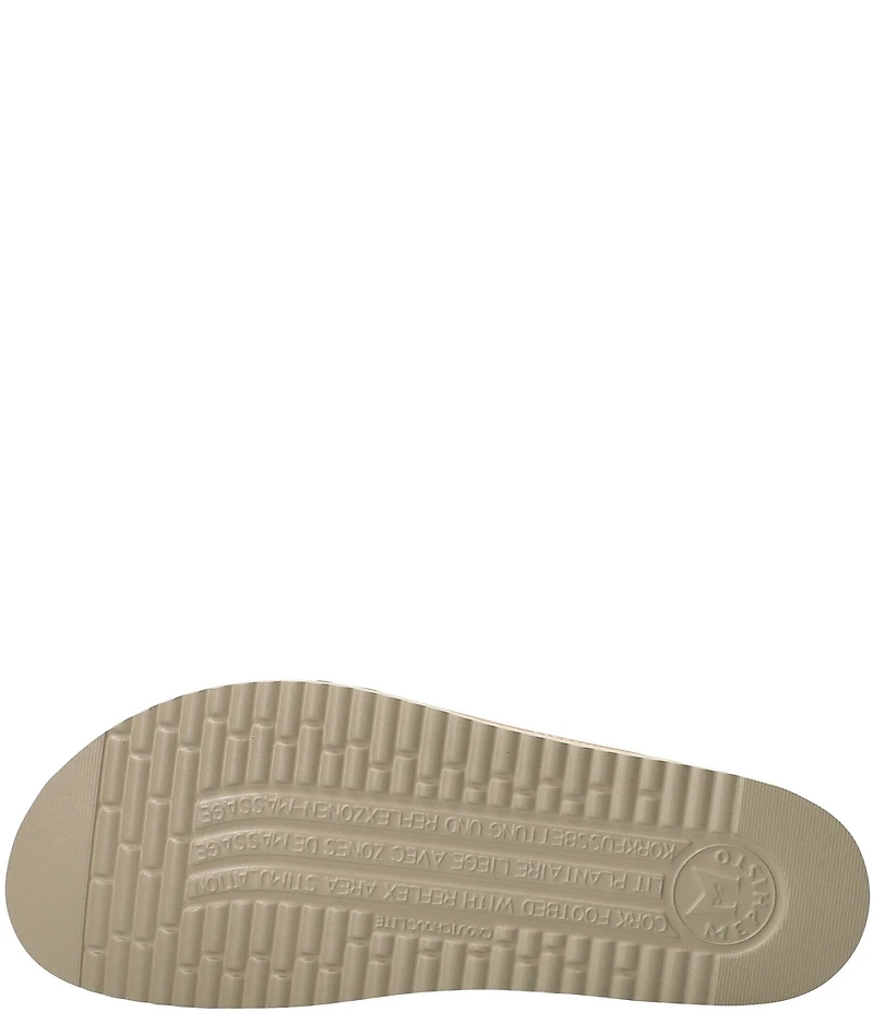 Mephisto Hariana Nubuck Buckle Slide Sandals