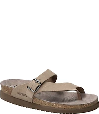 Mephisto Helen Buckle Detail Leather Casual Sandals