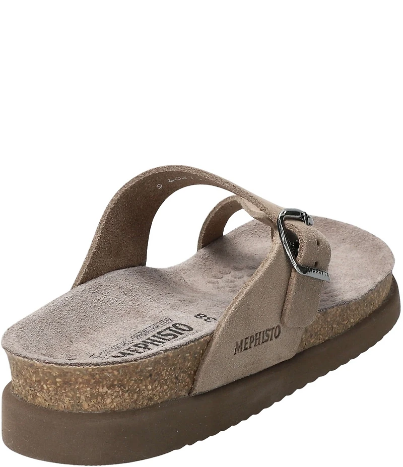 Mephisto Helen Buckle Detail Leather Casual Sandals