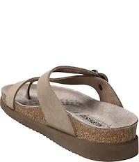Mephisto Helen Buckle Detail Leather Casual Sandals