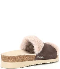 Mephisto Hemeline Velvet Leather Slides