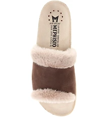 Mephisto Hemeline Velvet Leather Slides