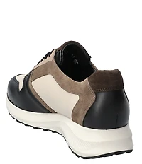 Mephisto Kim Suede and Leather Zipper Sneakers