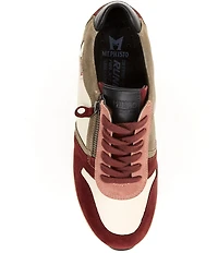 Mephisto Kim Suede Zipper Sneakers