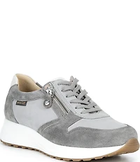 Mephisto Kim Suede Zipper Sneakers