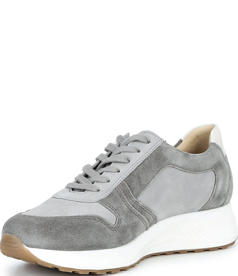 Mephisto Kim Suede Zipper Sneakers