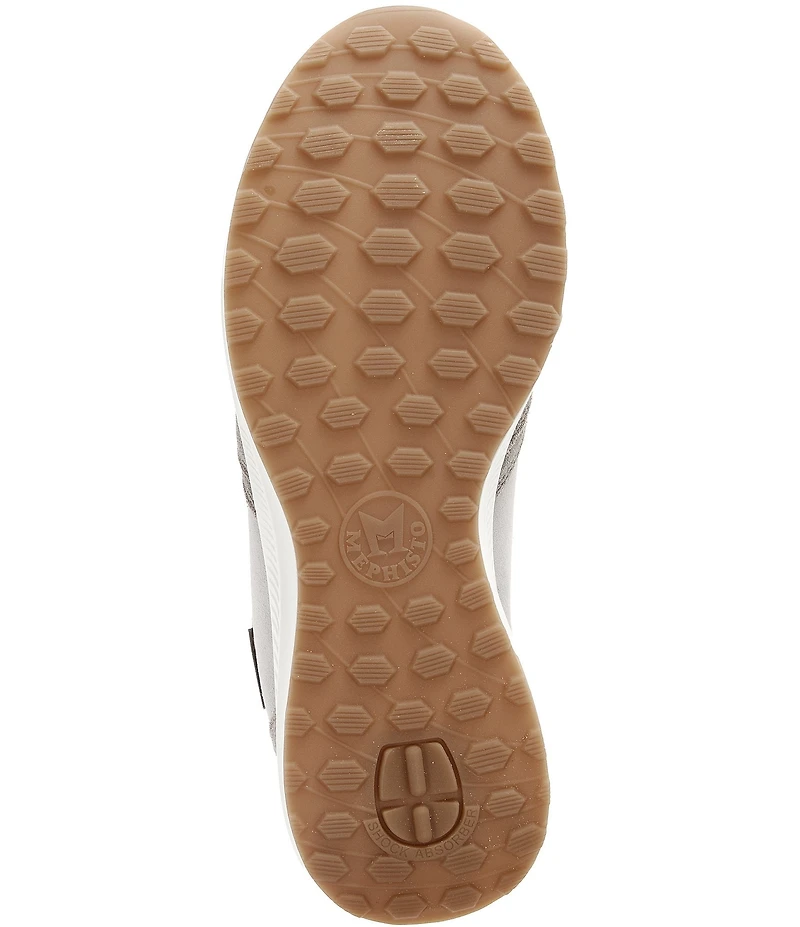 Mephisto Kim Suede Zipper Sneakers