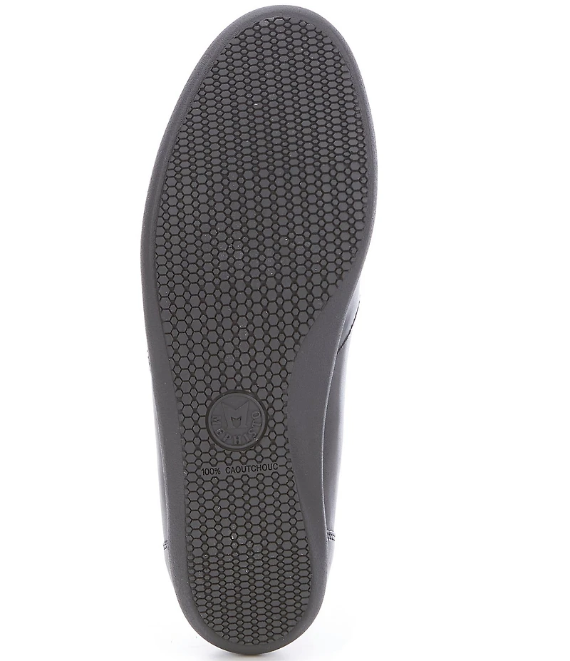 Mephisto Korie Leather Slip-On Flats