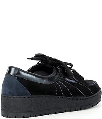 Mephisto Lady Velvet Lace Up Sneakers